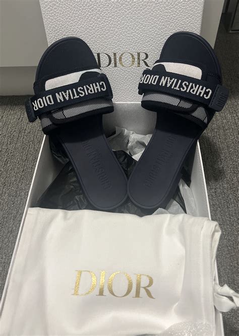 dior evolution slide rubber|christian Dior evolution slides.